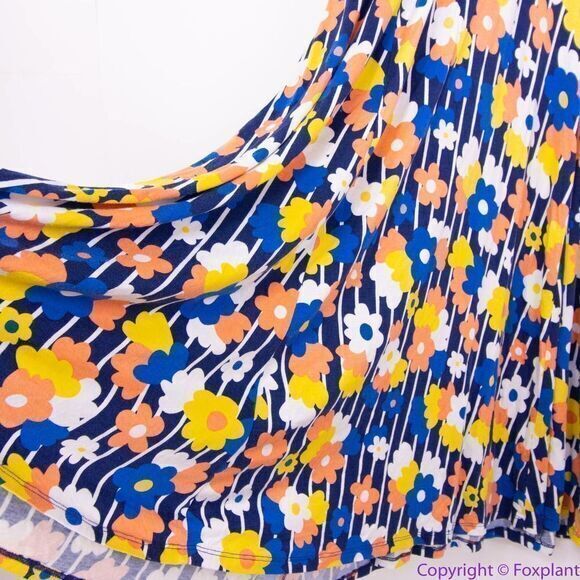 Modcloth Tie Back Floral Knit Midi‎ Dress, 2X - Picture 8 of 16